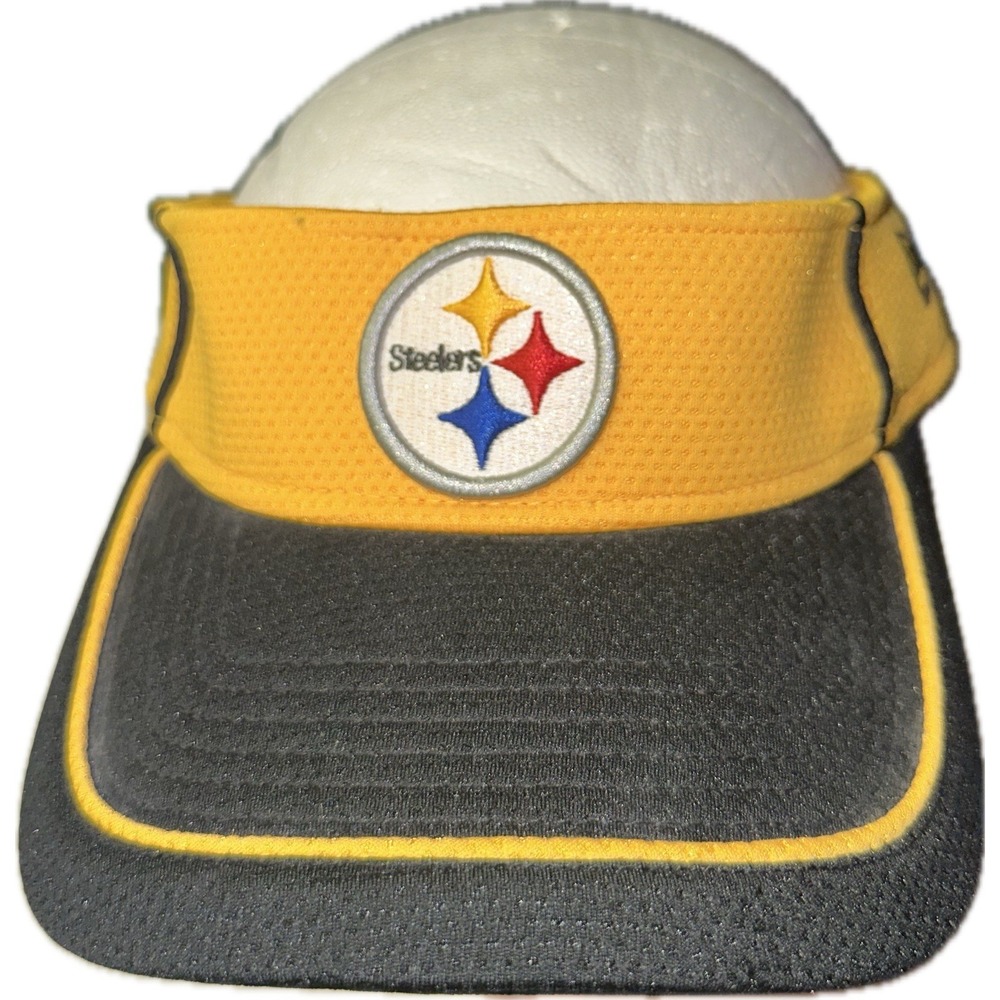 Pittsburgh Steelers StrapBack Visor New Era Yellow One Size Fits‎ Most NFL